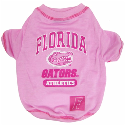 Florida Gators Pink Dog Tee Shirt