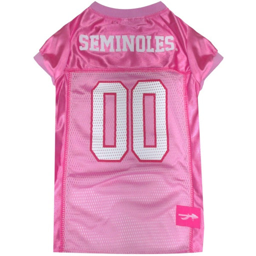 Florida State Seminoles Pink Pet Jersey