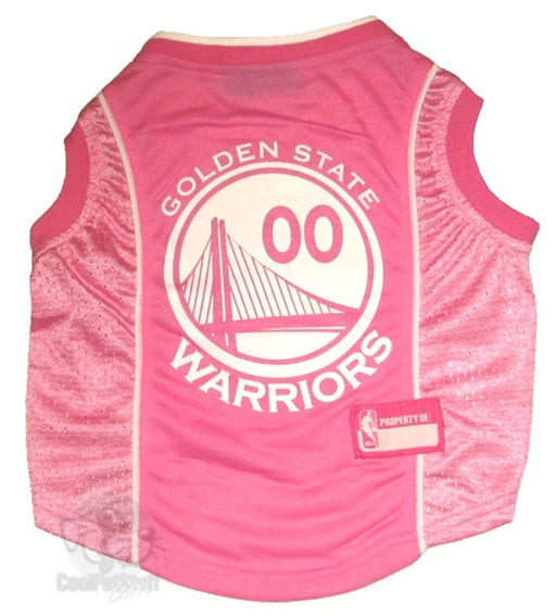 Golden State Warriors Pink Pet Jersey