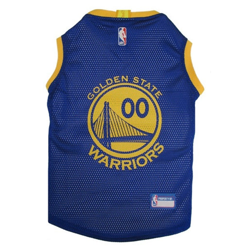 Pets First NBA Golden State Warriors Mesh Basketball Jersey for