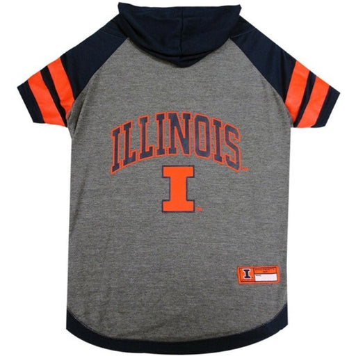 Illinois Fighting Illini Pet Hoodie T-Shirt