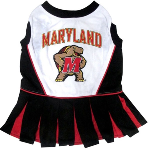 Maryland Terrapins Cheerleader Pet Dress