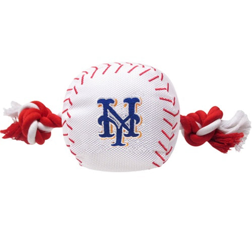 New York Mets Nylon Baseball Rope Tug Toy