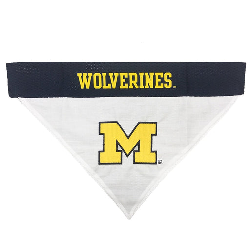 Michigan Wolverines Pet Reversible Bandana