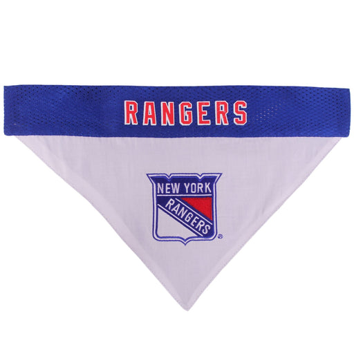 New York Rangers Pet Reversible Bandana