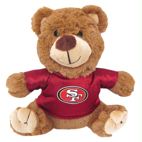San Francisco 49ers Teddy Bear Pet Toy — 4LeggedFans