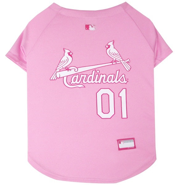 St. Louis Cardinals Pink Pet Jersey — 4LeggedFans