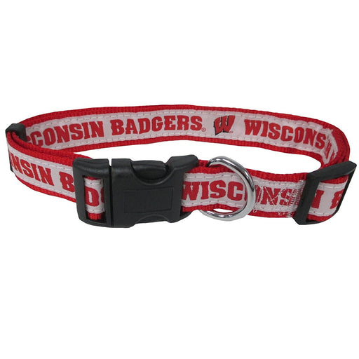 Wisconsin Badgers Pet Collar by Pets First