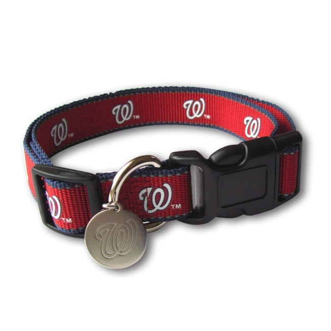 Washington Nationals Reflective Pet Collar