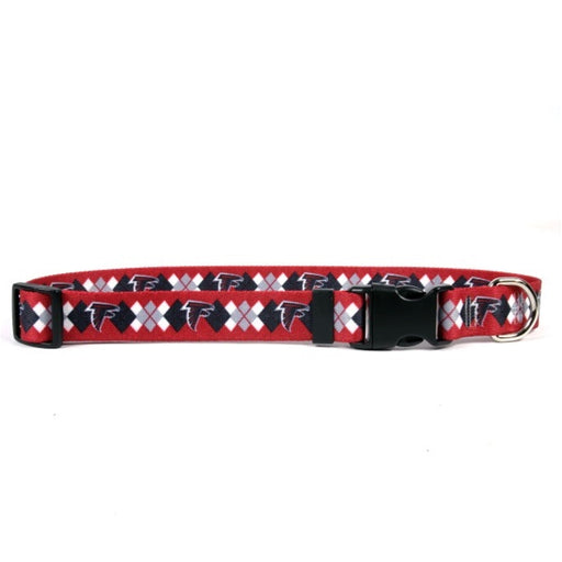 Atlanta Falcons Argyle Nylon Collar