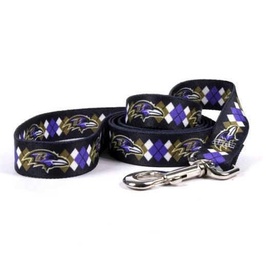 Baltimore Ravens Argyle Nylon Leash