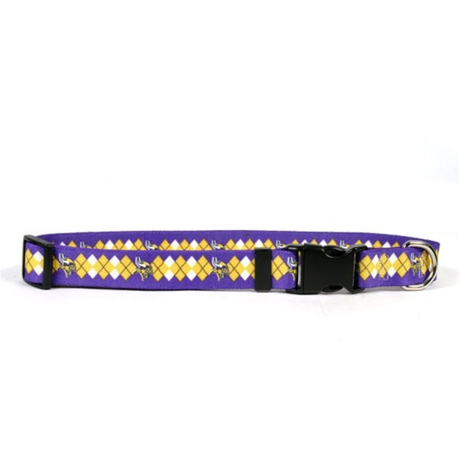 Minnesota Vikings Argyle Nylon Collar